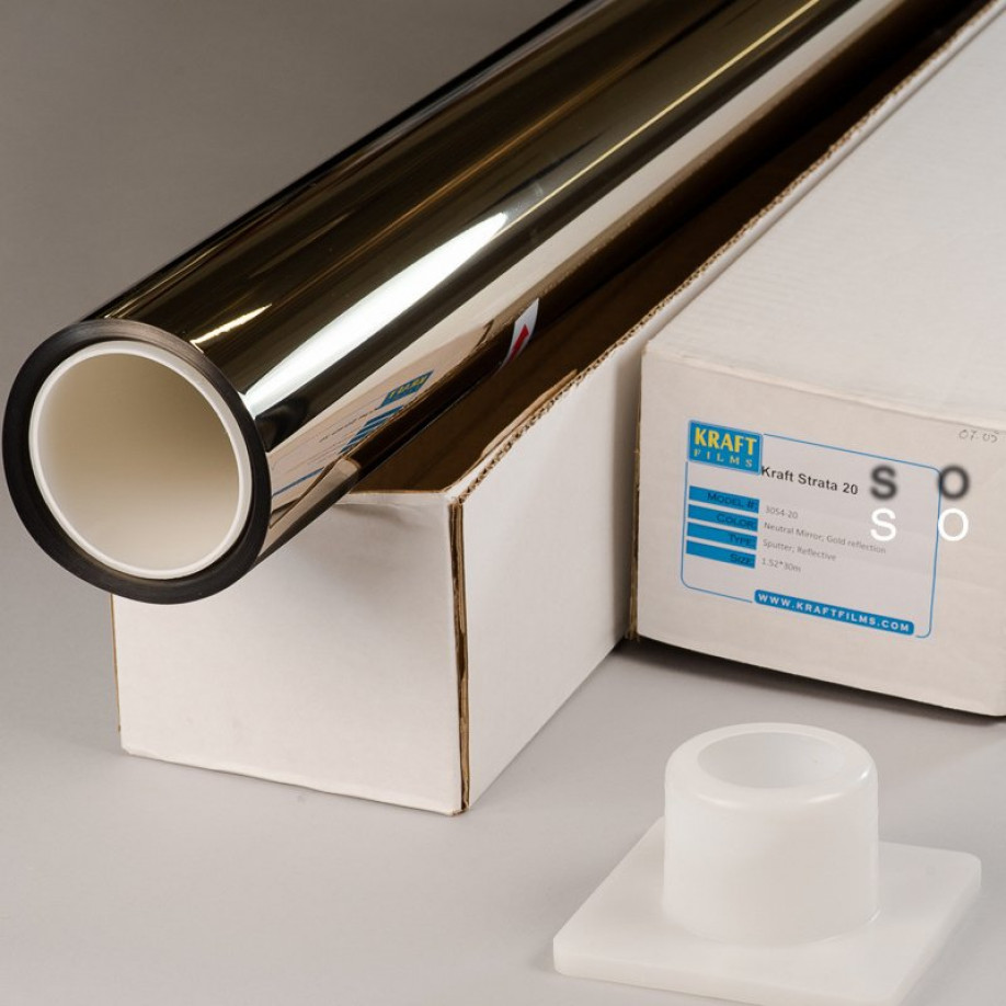 Strata 20, Vanha kulta , Kraftfilms, ROLL1,52x30,5m Strata 20, Old GoldSolar Control Film,  Strata 20, Vanha kulta  Kraftfilms, ROLL1,52x30,5m IKKUNAKALVOStrata 20,